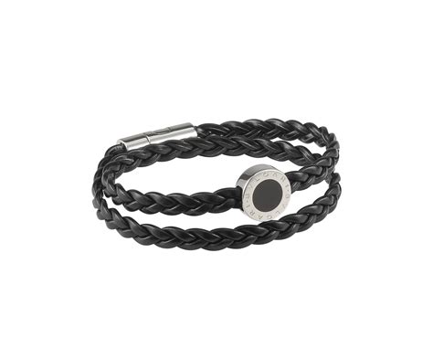 bvlgari mens bracelet|bvlgari men's leather bracelet.